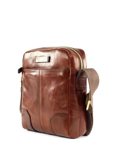 VESPUCCI  Sac en cuir MARRON - Sacs en Bandoulières pour Homme