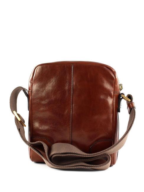 VESPUCCI  Sac en cuir MARRON - Sacs en Bandoulières pour Homme