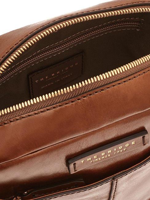 VESPUCCI  Sac en cuir MARRON - Sacs en Bandoulières pour Homme