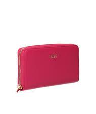 LIUJO CALIWEN Grand portefeuille zipp&eacute; fuchsia fonc&eacute; - Portefeuilles Femme - 3