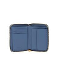 LIUJO ACHALA Petit portefeuille zipp&eacute; autour bleu acier - Portefeuilles Femme - 2