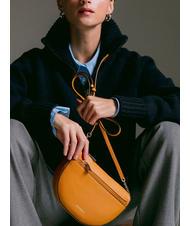 COCCINELLE KALI Sac bandouli&egrave;re en cuir avec pochette r&eacute;sine - Sacs pour Femme - 5