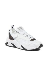 GUESS GENIVER2 Baskets Blanc / marron - Chaussures Femme - 3