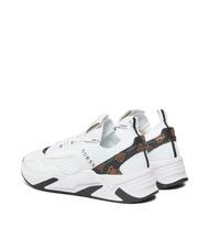 GUESS GENIVER2 Baskets Blanc / marron - Chaussures Femme - 6
