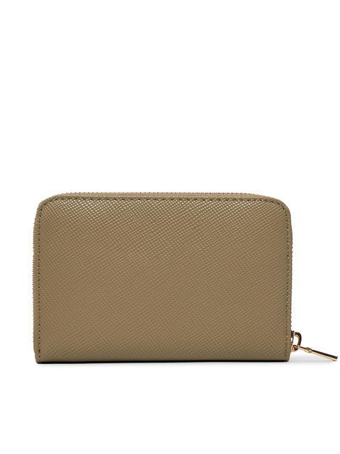 LAUREL Portefeuille moyen &agrave; fermeture &eacute;clair sage - Portefeuilles Femme
