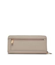 GUESS LAUREL Portefeuille zipp&eacute; taupe - Portefeuilles Femme - 3