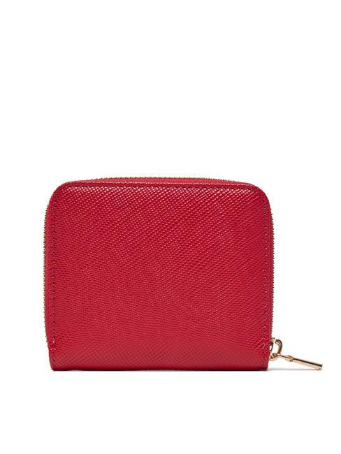 LAUREL Petit portefeuille zipp&eacute; ROUGE - Portefeuilles Femme