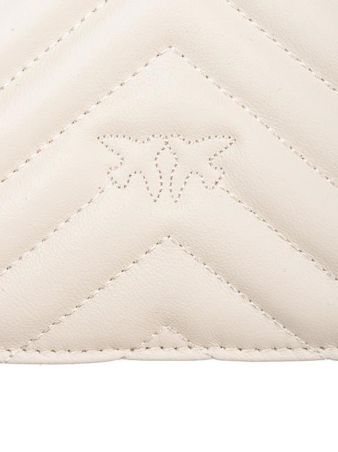 CLASSIC LOVE ONE Sac en cuir nappa blanc de soie-or antique - Sacs pour Femme