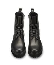 CULT SLASH 1814 Bottines amphibies en cuir noir - Chaussures Femme - 3