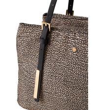 BORBONESE L'ECOLE NYLON Cabas porté épaule, avec bandoulière OP / NATUREL / NOIR - Sacs pour Femme - 4