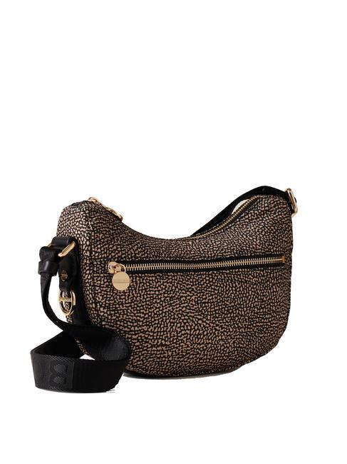 HOBO LUNA MINI ECO LINE Sac d'épaule OP / NATUREL / NOIR - Sacs pour Femme