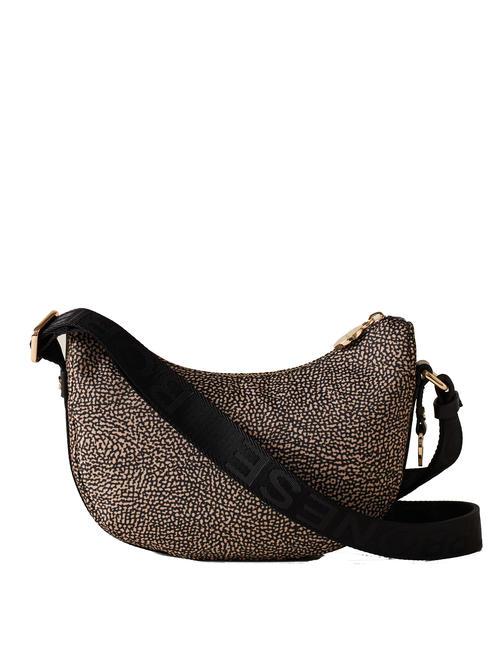 HOBO LUNA MINI ECO LINE Sac d'épaule OP / NATUREL / NOIR - Sacs pour Femme