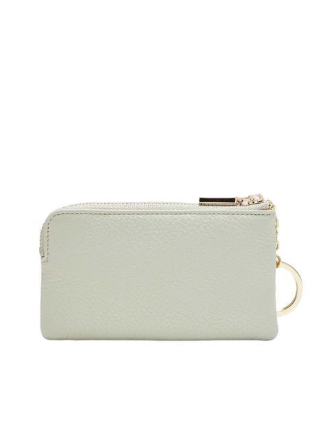 METALLIC SOFT Porte-monnaie enveloppe vert c&eacute;ladon - Portefeuilles Femme
