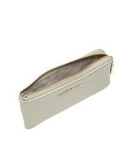 COCCINELLE METALLIC SOFT Porte-monnaie enveloppe vert c&eacute;ladon - Portefeuilles Femme - 3