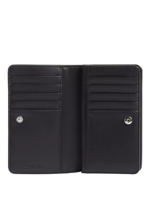 RE-LOCK FRENCH Portefeuille moyen ck noir - Portefeuilles Femme