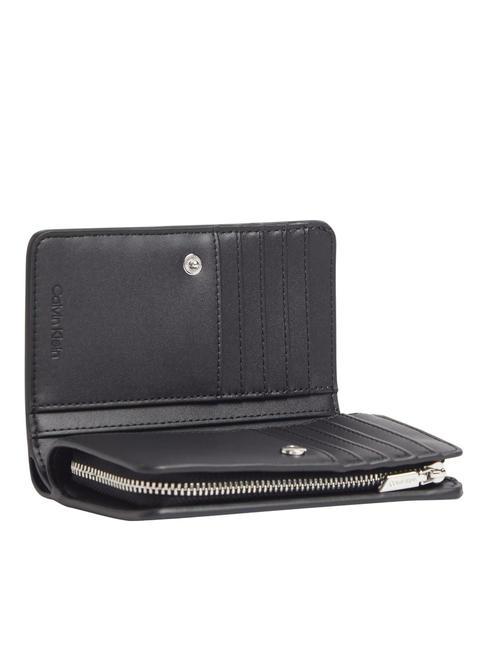 RE-LOCK FRENCH Portefeuille moyen ck noir - Portefeuilles Femme