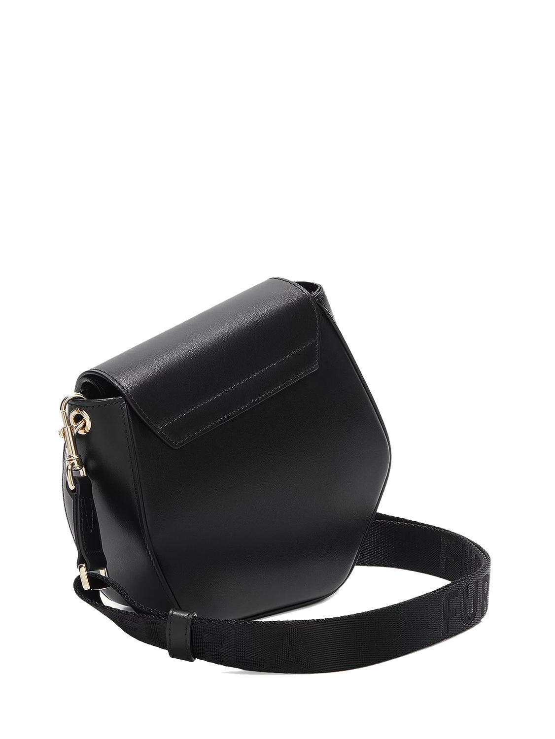 Furla Metropolis Prisma Sac Bandouliere En Cuir Noir Achetez A Prix Outlet