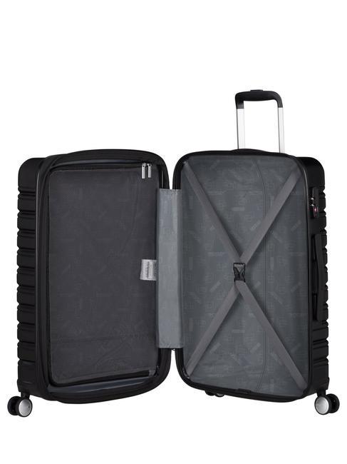 FLASHLINE Chariot extensible moyen ombre noire - Valises Rigides