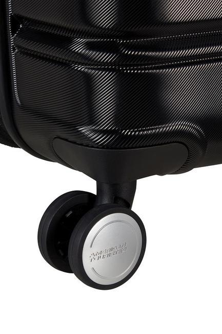 FLASHLINE Grand chariot extensible ombre noire - Valises Rigides