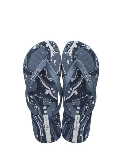 SUMMER III  Tongs bleu/bleu/gris - Chaussures Homme