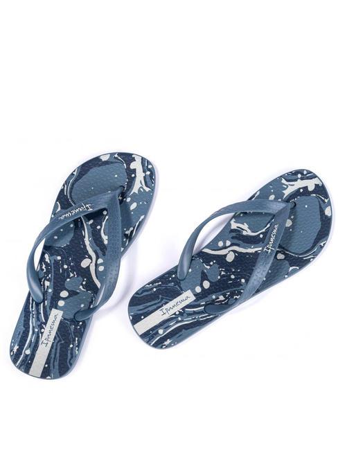 SUMMER III  Tongs bleu/bleu/gris - Chaussures Homme