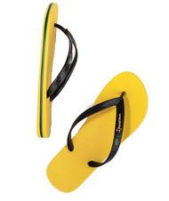IPANEMA CLAS BRASIL II AD  Tongs jaune/noir - Chaussures Homme - 3