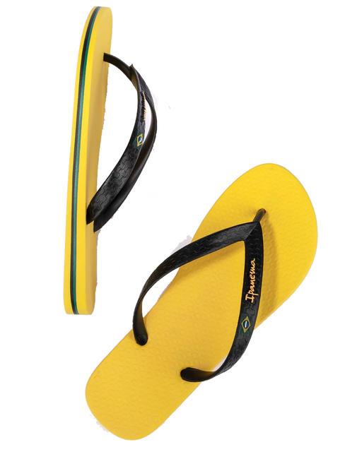 CLAS BRASIL II AD  Tongs jaune/noir - Chaussures Homme