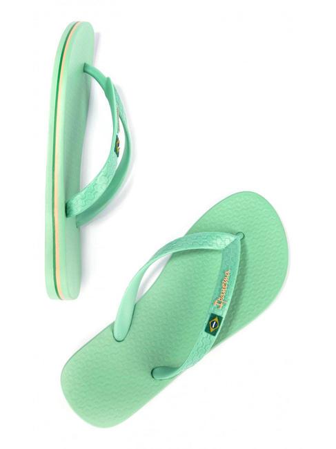 CLAS BRASIL II  Tongs vert - Chaussures Femme