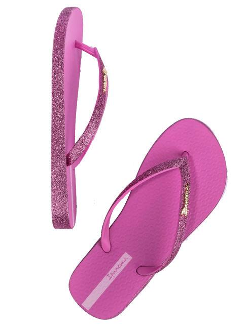 MAXI GLOW Tongs lilas/rose pailleté - Chaussures Femme