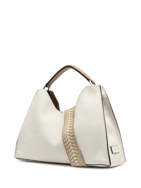 AURORA Sac &agrave; main en cuir avec pochette sable-nature - Sacs pour Femme