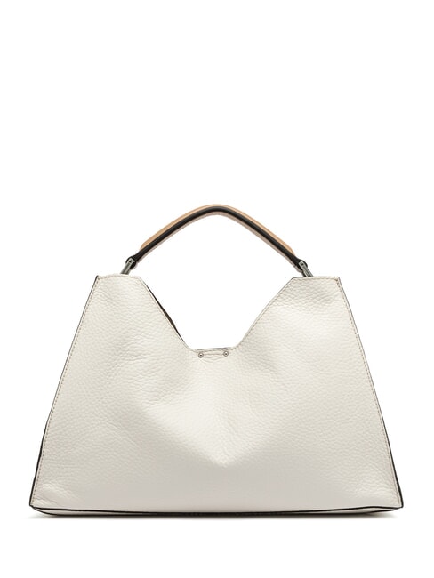 AURORA Sac &agrave; main en cuir avec pochette sable-nature - Sacs pour Femme