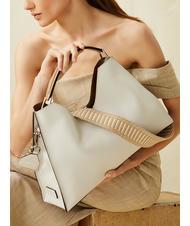 GIANNI CHIARINI AURORA Sac &agrave; main en cuir avec pochette sable-nature - Sacs pour Femme - 6