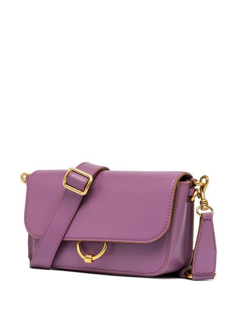 MEG Sac bandouli&egrave;re en cuir Argyle violet - Sacs pour Femme