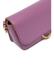 GIANNI CHIARINI MEG Sac bandouli&egrave;re en cuir Argyle violet - Sacs pour Femme - 4