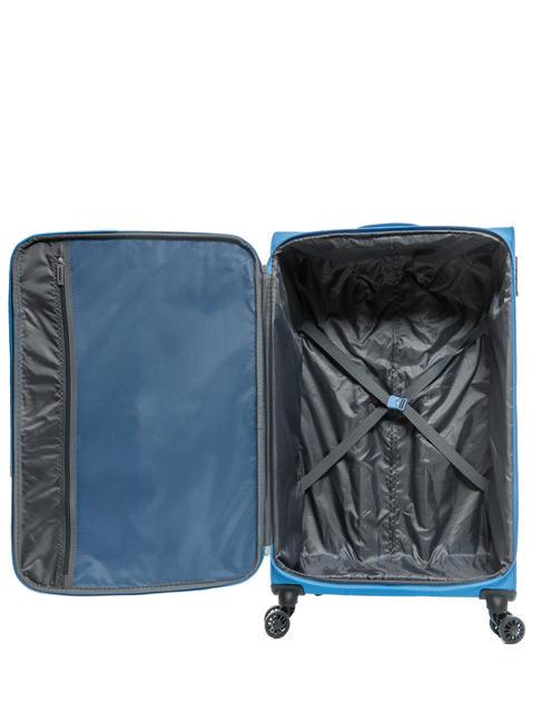 BRIGHT LIFE Chariot de très grande taille bleu tranquille - Valises Semi-rigides