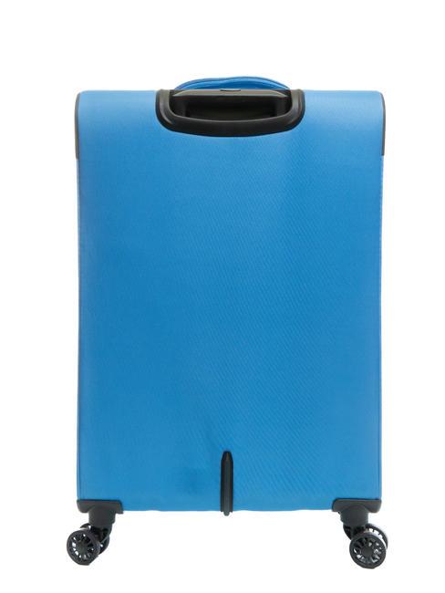 BRIGHT LIFE Lot de 3 chariots : cabine, moyen, grand bleu tranquille - Ensemble Valises
