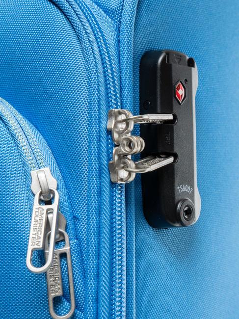 BRIGHT LIFE Chariot de taille moyenne bleu tranquille - Valises Semi-rigides