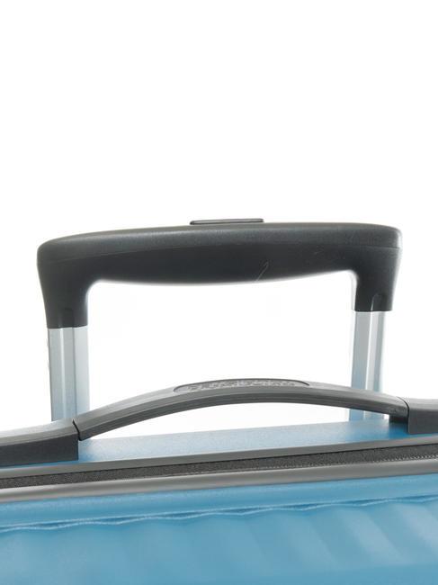 JETDRIVER 2.0 Chariot &agrave; bagages &agrave; main bleu sarcelle - Valises cabine