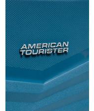 AMERICAN TOURISTER JETDRIVER 2.0 Chariot &agrave; bagages &agrave; main bleu sarcelle - Valises cabine - 7
