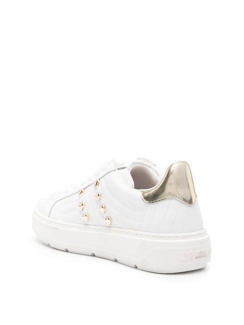 BOLD 40 Baskets en cuir blanc/platine - Chaussures Femme