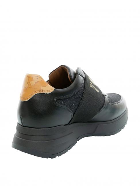 GEO CLASSIC Baskets &agrave; plateforme avec empi&egrave;cement paillet&eacute; ner / gebei - Chaussures Femme