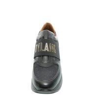ALVIERO MARTINI PRIMA CLASSE GEO CLASSIC Baskets &agrave; plateforme avec empi&egrave;cement paillet&eacute; ner / gebei - Chaussures Femme - 5