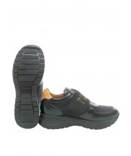 ALVIERO MARTINI PRIMA CLASSE GEO CLASSIC Baskets &agrave; plateforme avec empi&egrave;cement paillet&eacute; ner / gebei - Chaussures Femme - 6