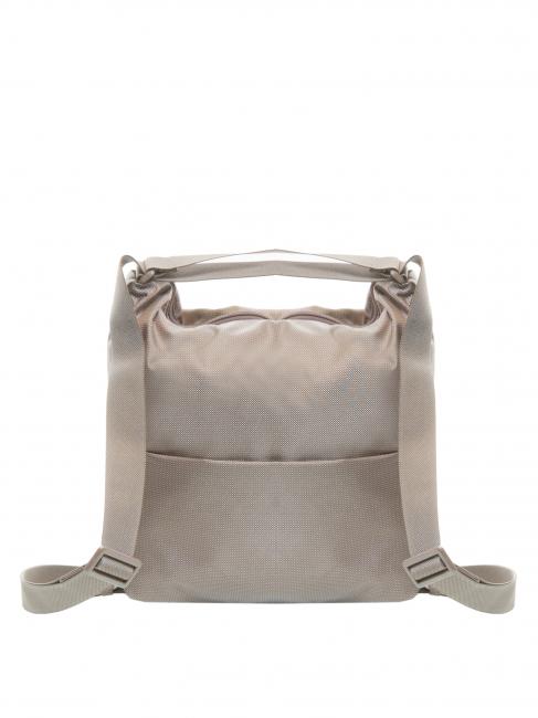 MD20 Sacoche transformable en sac &agrave; dos taupe - Sacs pour Femme