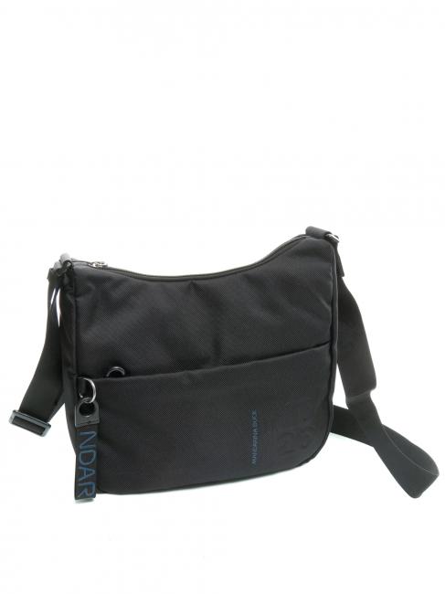 MD20 Sac bandouli&egrave;re hobo NOIR - Sacs pour Femme