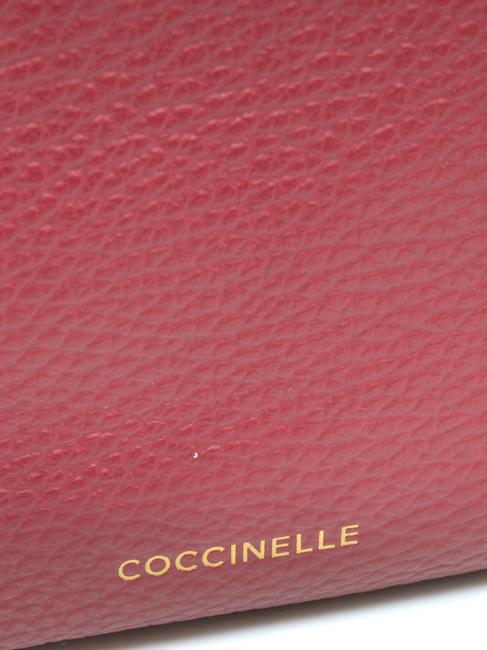 MAGIE Petit sac bandouli&egrave;re en cuir rouge grenat - Sacs pour Femme