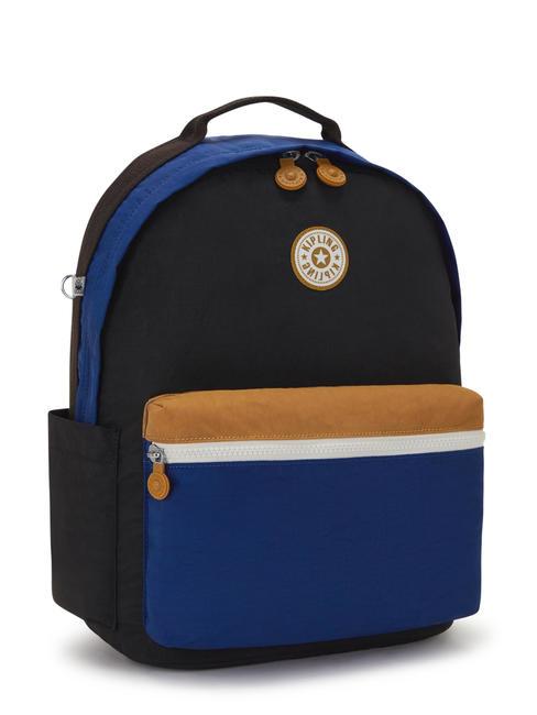 DAMIEN M Sac à dos avec support pour ordinateur 13" duo bleu beige - Sacs à dos pour l'École & les Loisirs