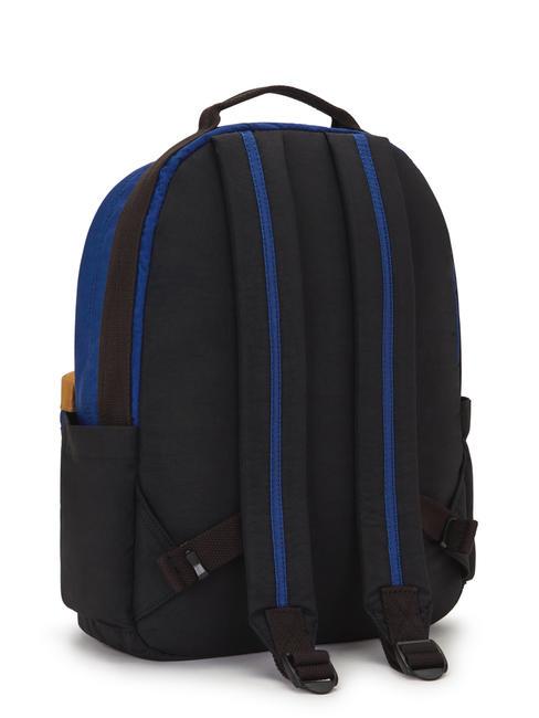DAMIEN M Sac à dos avec support pour ordinateur 13" duo bleu beige - Sacs à dos pour l'École & les Loisirs
