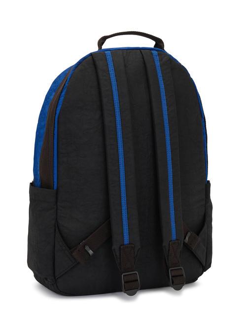 DAMIEN L Sac &agrave; dos avec support pour ordinateur 15,6" duo bleu beige - Sacs &agrave; dos pour l'&Eacute;cole & les Loisirs