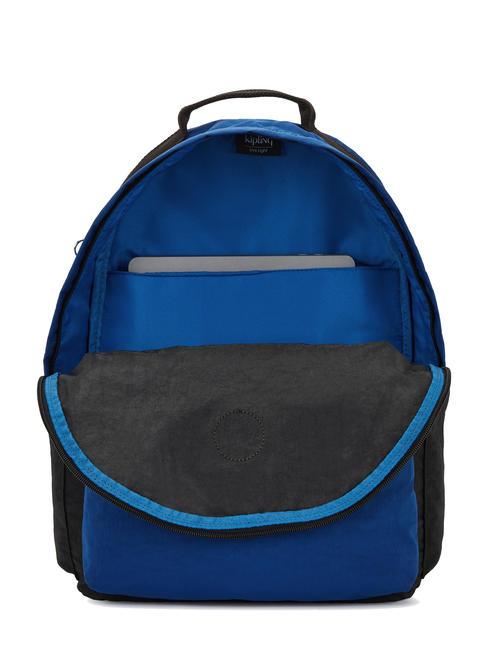 DAMIEN L Sac &agrave; dos avec support pour ordinateur 15,6" duo bleu beige - Sacs &agrave; dos pour l'&Eacute;cole & les Loisirs